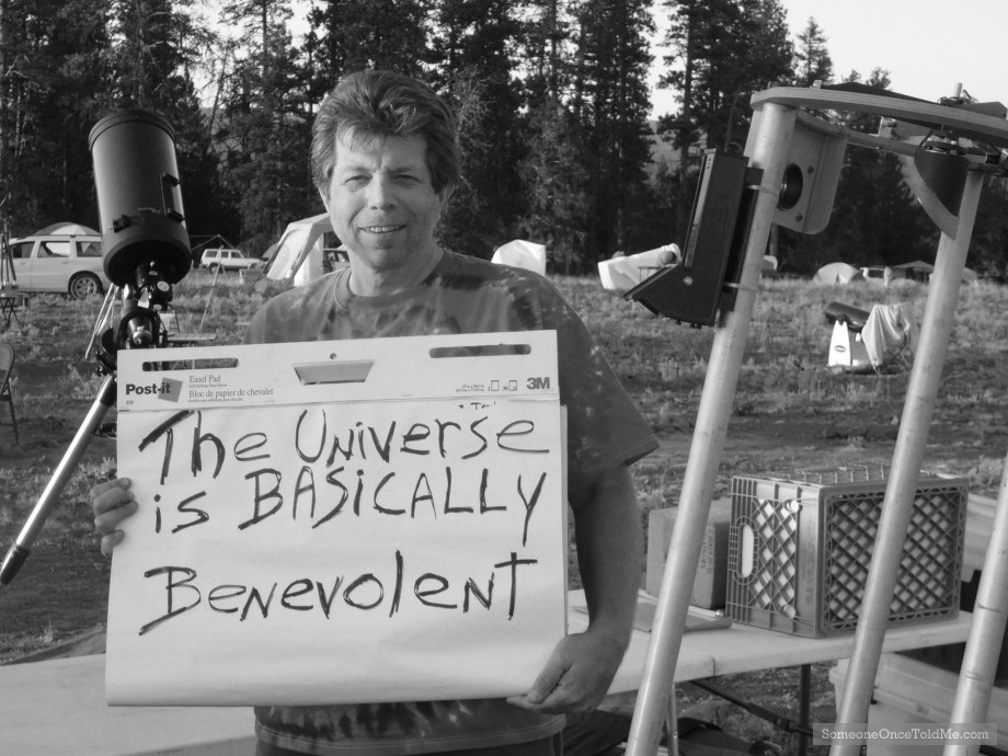 The Universe Is Basically Benevolent