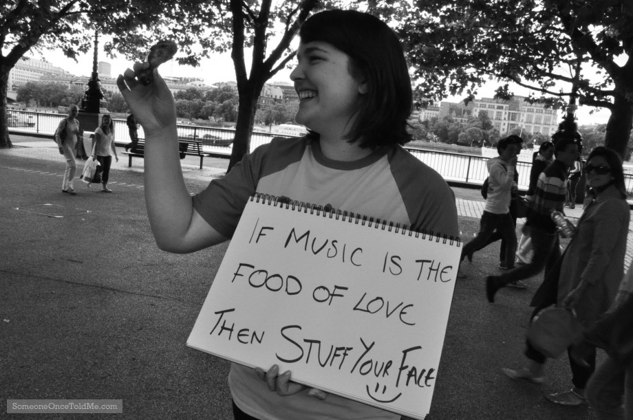 If Music Is The Food Of Love, Then Stuff Your Face