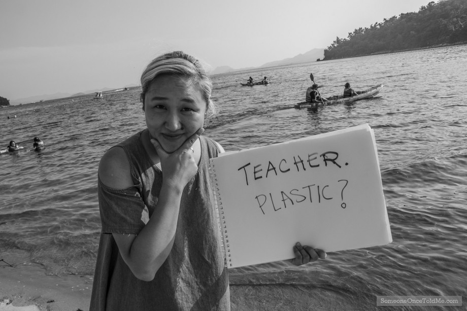 Teacher. Plastic?