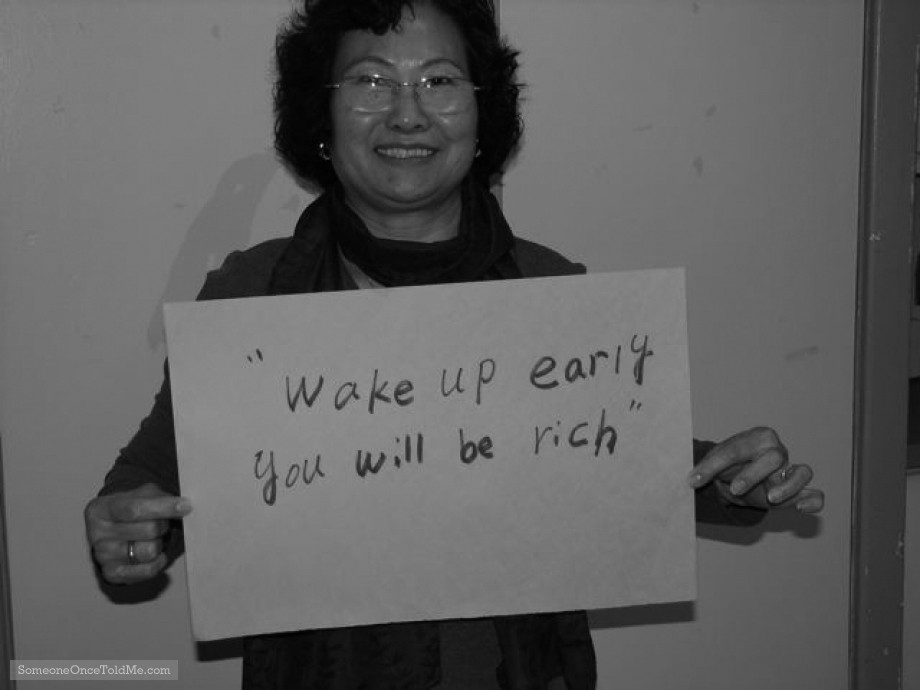 Wake Up Early You Will Be Rich