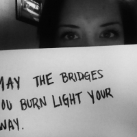 May The Bridges You Burn Light Your Way